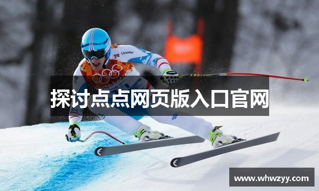 探讨点点网页版入口官网